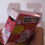SQOTS Clear Square Dots or Tiles of Glue in Dispenser Box