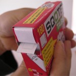 SQOTS Clear Square Dots or Tiles of Glue in Tabs